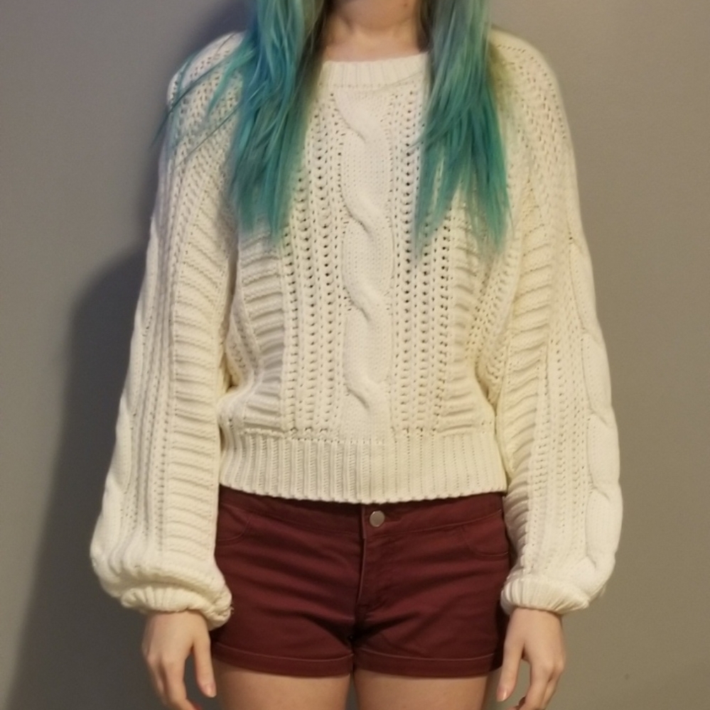 White sweater